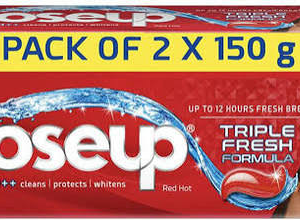 Closeup Everfresh+Red Hot Gel Toothpaste 150g Pack of 2