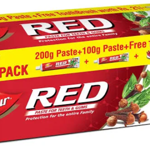 Dabur Red Toothpaste 200+100 With free toothbrush