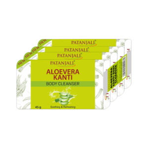 Patanjali Aloe Vera Kanti Body Cleaner 150g*pack 4